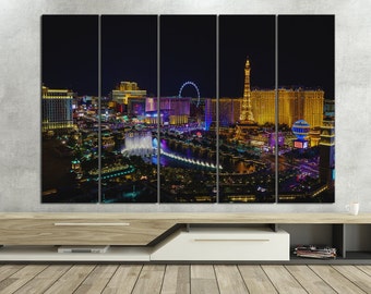 Las Vegas Wall Art las vegas strip | etsy Las Vegas Wall Art las vegas strip | etsy