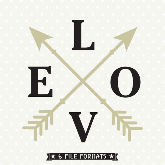 Download Love svg Love Arrows SVG Love cut file Valentines Day cut