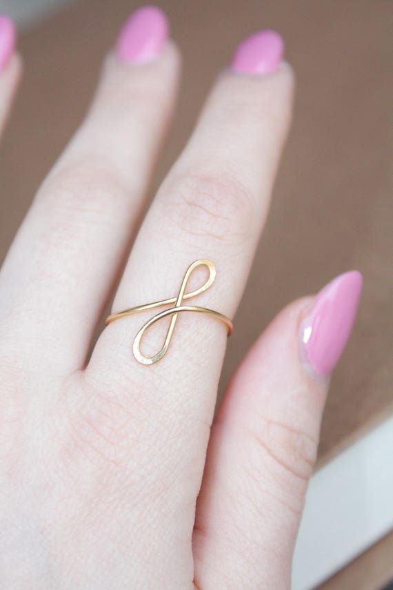 Letter F Lowercase Gold Initial Ring 22Kt Gold Initial F