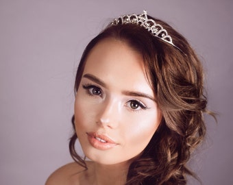 Beautiful Swarovski crystal sparkling tiara for child or adult silver stunning crown tiara bridal prom pageant flowergirl bridesmaid