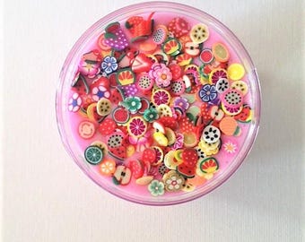 Fruit slime, No borax slime, Fruity slime, tutti fruity slime, slime, kid friendly slime