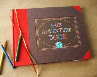 Our Adventure Book · UP · Wedding Journal · Wedding Photobooth Album / Guest Book · Anniversary Scrapbook · Adventure Travel Book