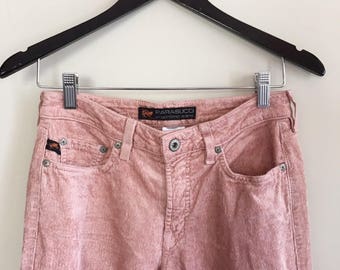 pink corduroy bell bottoms