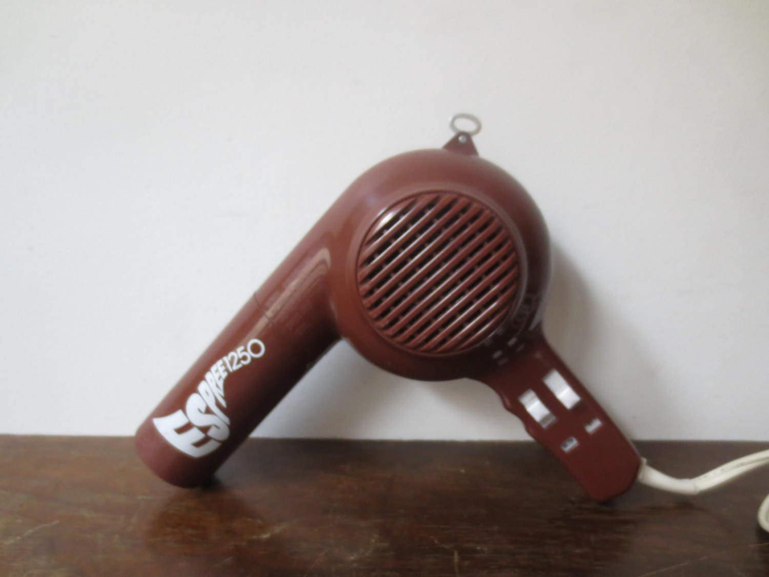 Vintage '70s Espree 1250 Brown Hand Held Hair Dryer