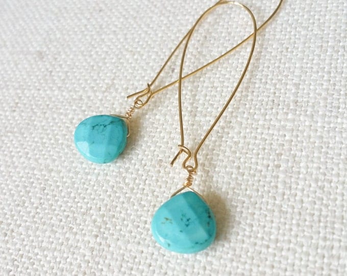 Gold Turquoise Hoop Earrings, Gold Turquoise Earrings, Turquoise Hoop Earrings, Turquoise Earrings, Turquoise Hoops, Hoop Earrings