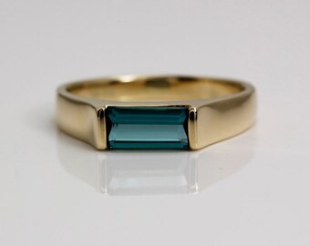 Green Tourmaline Ring