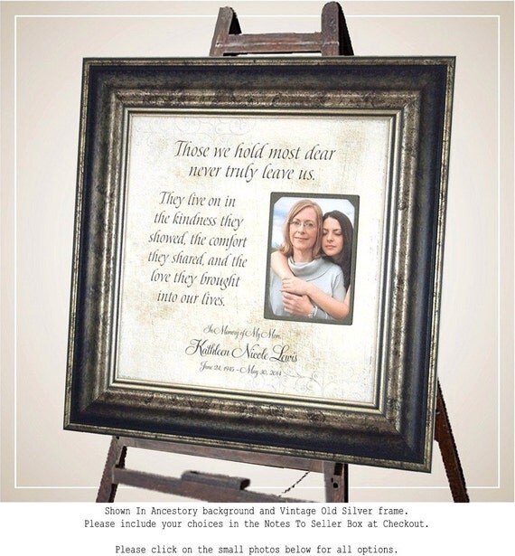 Memorial Frame Memorial Picture Frame by PhotoFrameOriginals