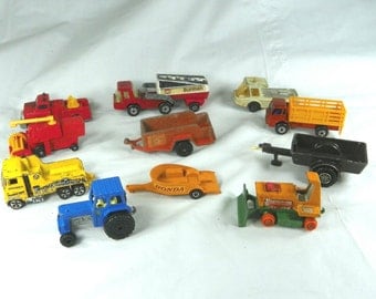 Unique farm matchbox toys related items | Etsy