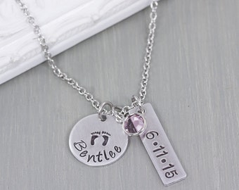 Personalized Jewelry - New Mom Gift - Mothers Jewelry - Baby Name Necklace - Personalized Necklace for Mom