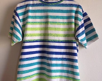 Striped Speckled Vintage Surf Rags T-Shirt