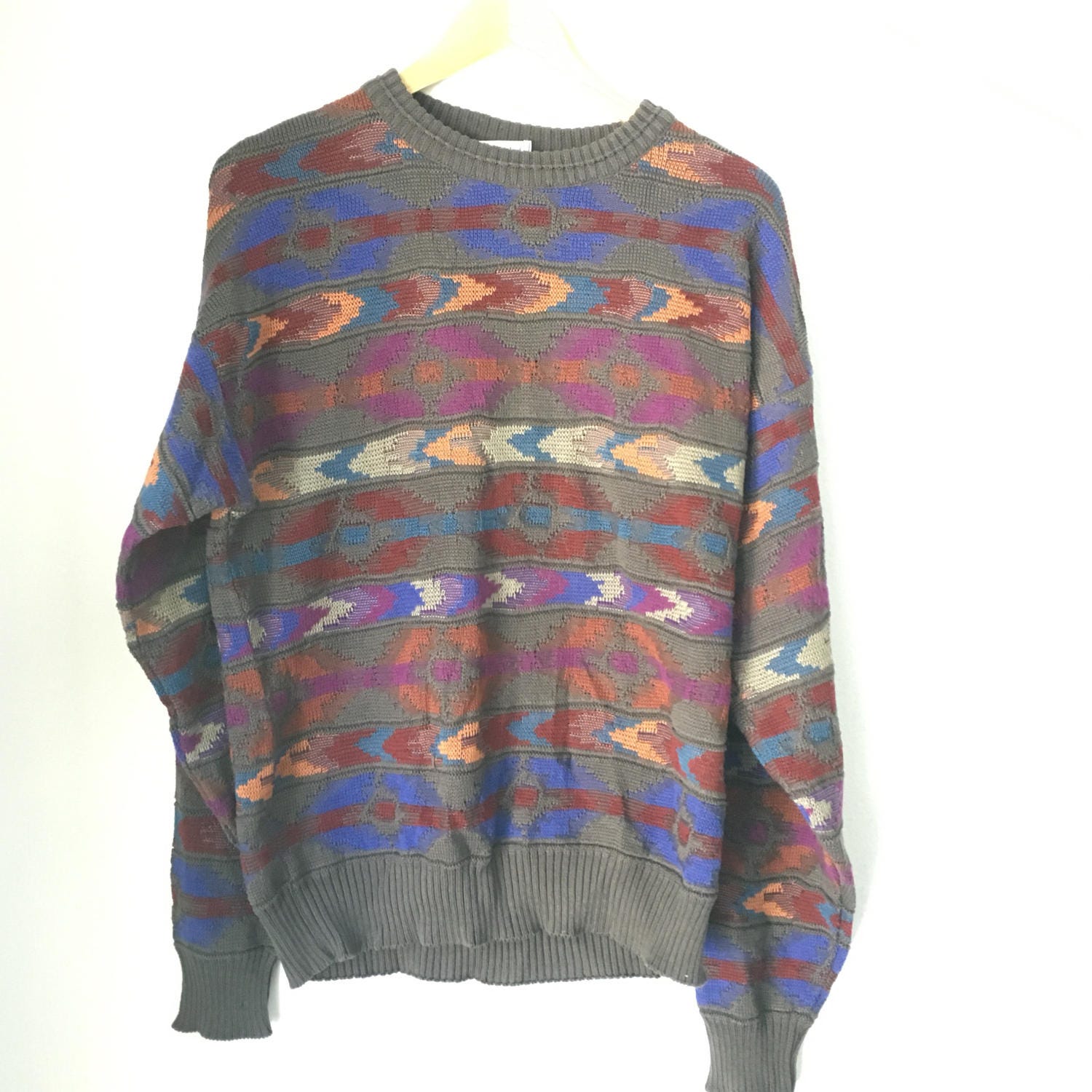 90s sweater southwestern print southwest tribal 1990s