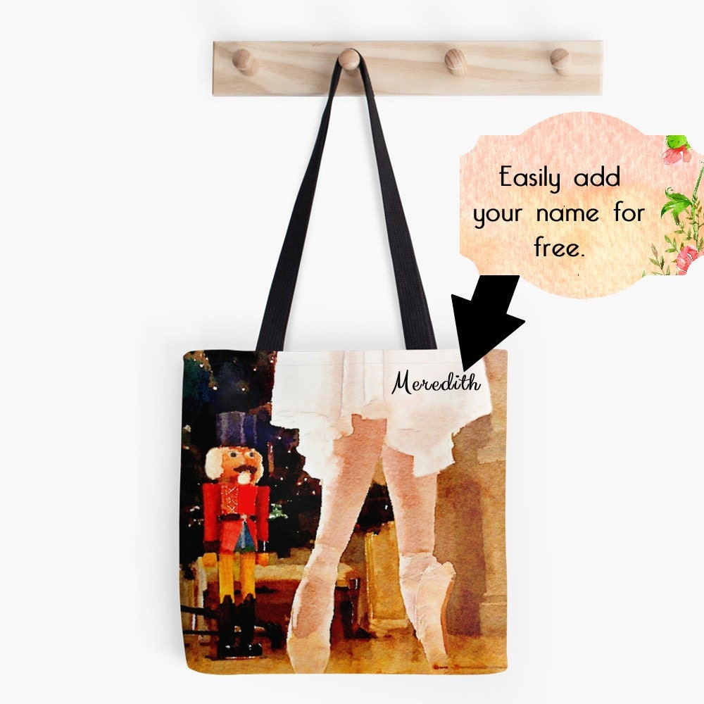 Nutcracker Ballet Gift Clara and Nutcracker Ballet Bag Tote
