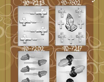 Religious Hands/Cross Chocolate Molds