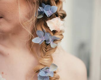 Eleanor Hydrangea Hair Pin