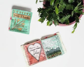 Baby's Guide to Pride and Prejudice by Jane Austen // Fabric Book // Literary Baby // Baby Toy
