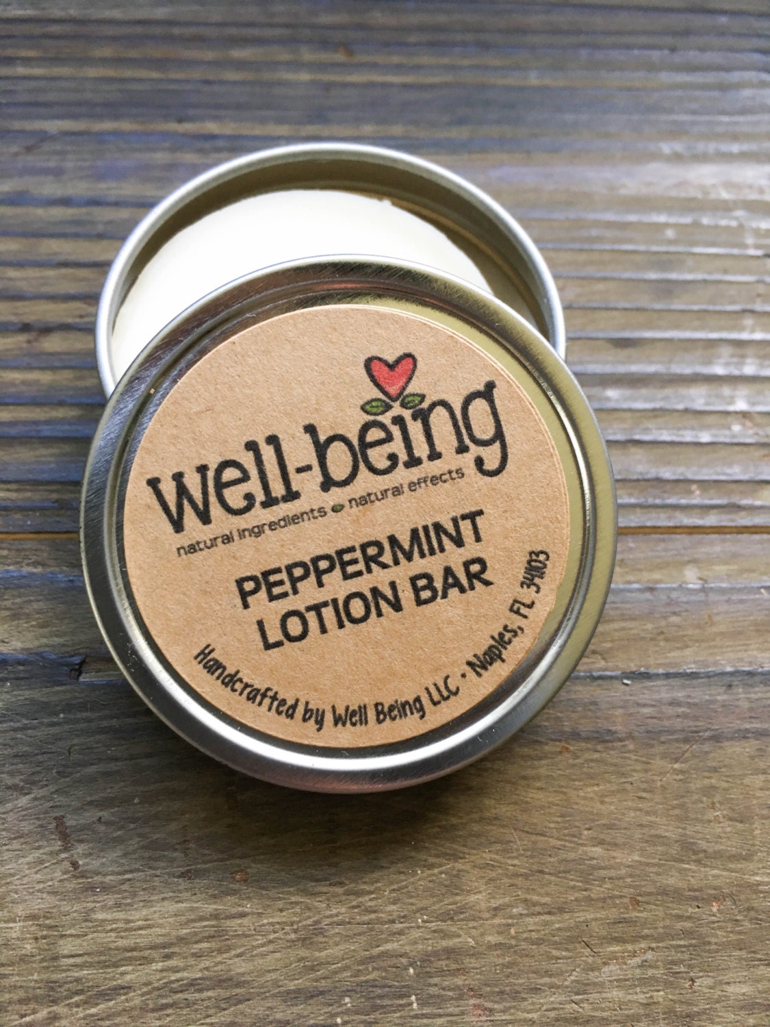 Solid Lotion Bar Shea Butter Body Bar by WellBeingNaturals