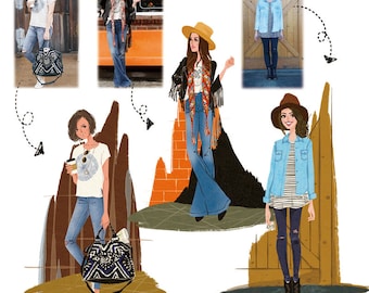 Custom Fashion Illustration Portrait Custom Portrait illustration Custom Portrait from Photo Custom Illustration Portrait Digital Download