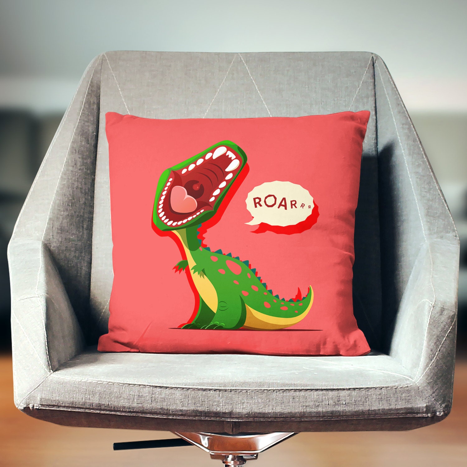 pillow dinosaur