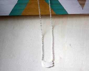 Collier ras du cou Banane | doré et argenté | Joli bijou fruit tropical | livraison gratuite | Cadeau mignon pour elle | anniversaire, noël