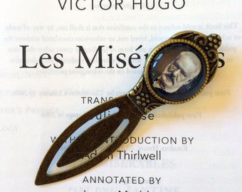 Victor Hugo Bookmark - Les Miserables Gift, The Hunchback of Notre-Dame Antique Style Bookmark, Les Miserables Bookmark, Victor Hugo Gift