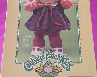 VINTAGE 80s Cabbage Patch Kid Folder