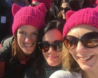 Woman's March, pink "pussycat" hat