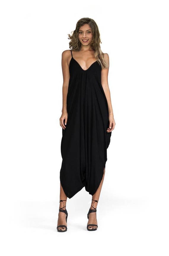 black harem jumpsuit