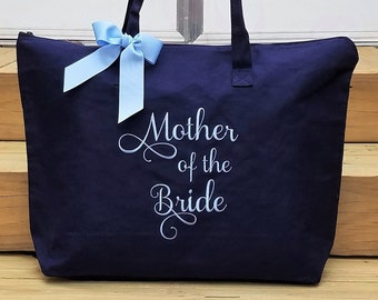 Mother of the Bride Tote Bag MOG Tote Bags Personalized Monogrammed