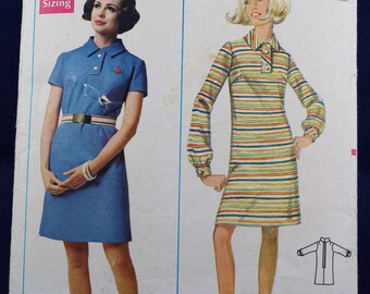 Vintage Sewing Pattern for a Woman's Dress in Size 14 - Butterick 5105
