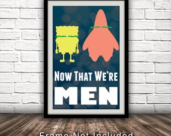 SpongeBob SquarePants-Inspired Movie Poster - Fan Art, Minimalist