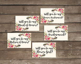 Will you be my bridesmaid card, will you be my bridesmaid printable, will you be my bridesmaid card printable, bridesmaid cards, proposal