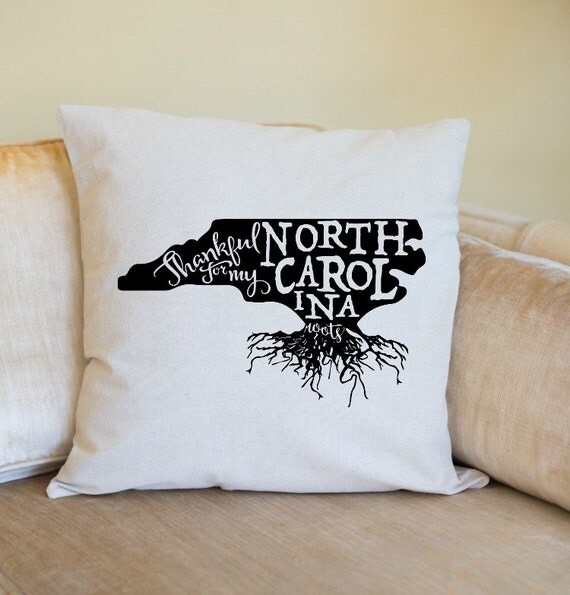 North Carolina Pillow Cover North Carolina DecorNorth