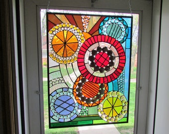 Stained Glass Panel