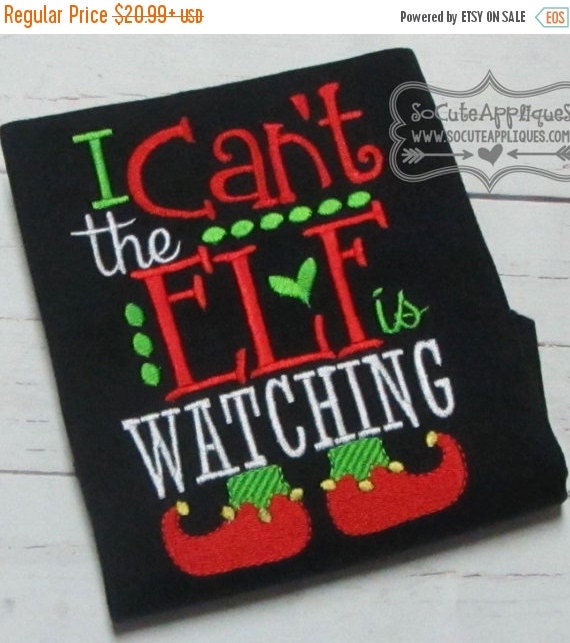 On Sale Girl Christmas Shirt Embroidered Shirt by TheNattieStitch