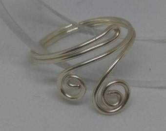Adjustable Silver ring