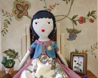 Handmade Rag Doll / Cloth Doll / Rag Doll / Fabric Dolls /Custom Made Cloth Dolls / Dolls / Spoon Doll / Children's Toys / Stuffed Lovies