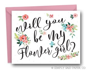 Ask flower girl | Etsy