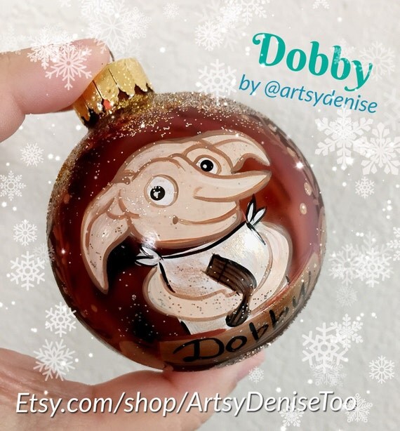 dobby hand painted ornament harry potter painted ornament hp dobby hand painted ornament harry potter painted ornament hp