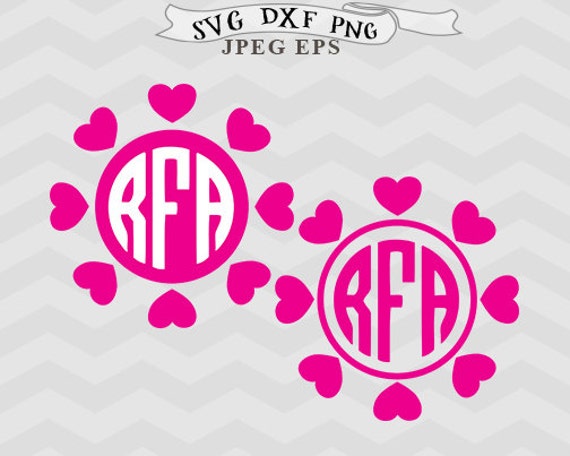 Download heart monogram svg Valentine monogram svg Valentine svg ...