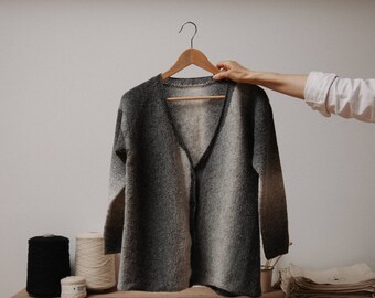 Biches & Bûches no. 31, knitting kit, cardigan
