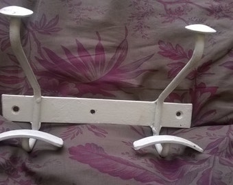 Antique French coat hook, hat rack, porte manteau, reclaimed salvage