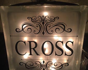 Personalized Nightlight / Glass Box