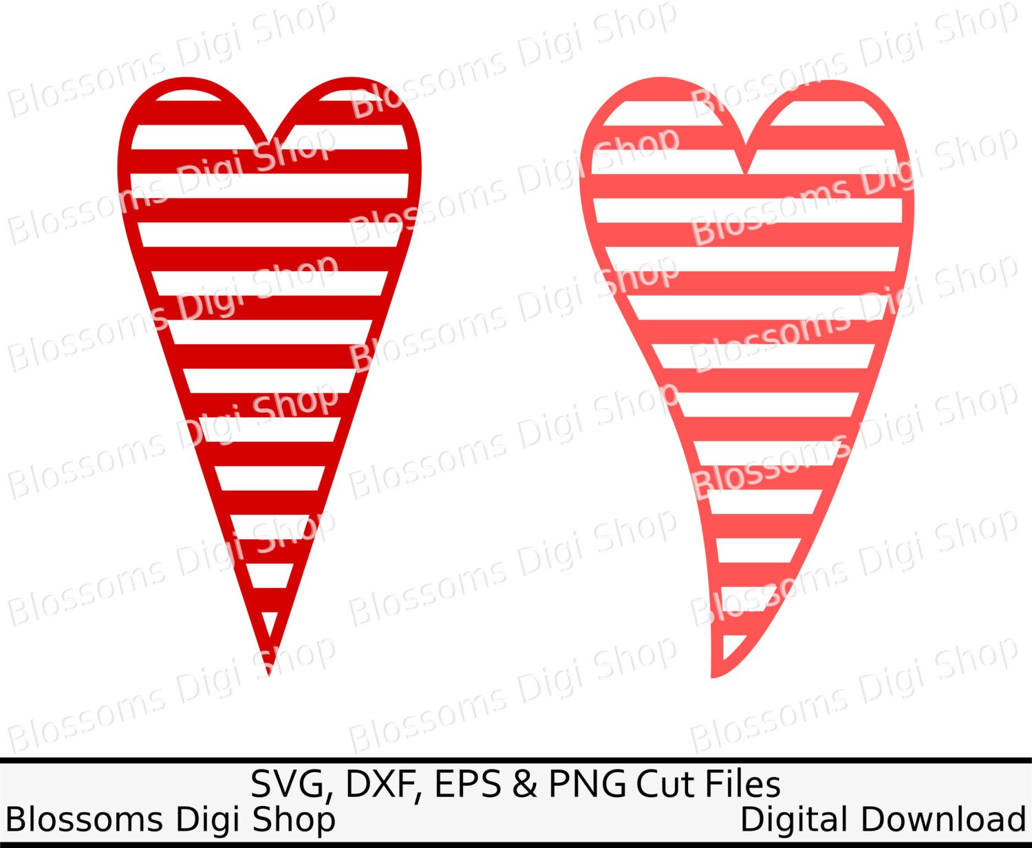 Download Primitive hearts stripe svg file digital download candy