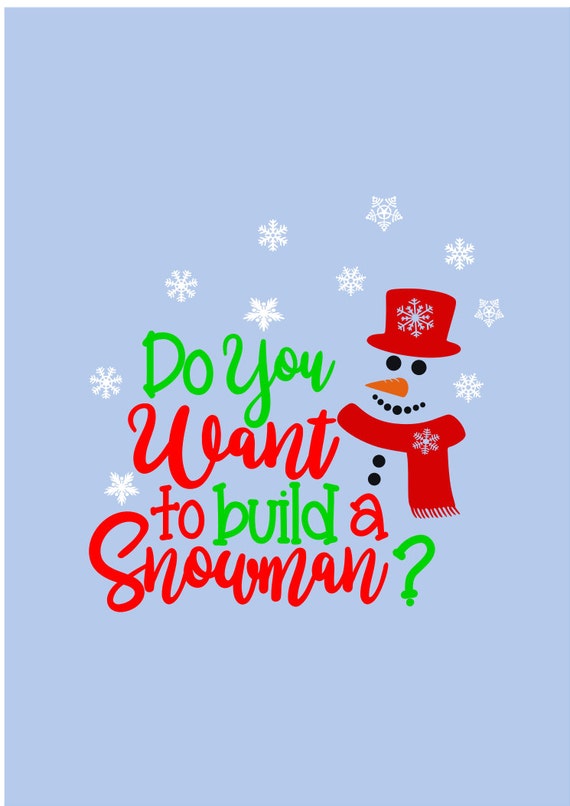 Do You Want To Build A Snowman Words