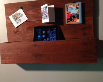 Mail Caddy and Wall Shelf
