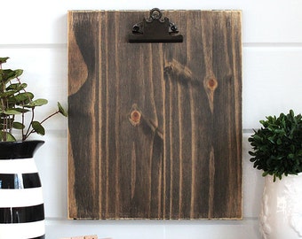 Rustic Picture Frames 8x10, Farmhouse Picture Frame, Wood Clipboard, Picture Frame For Boyfriend, Gallery Wall Frame, Clipboard Frame
