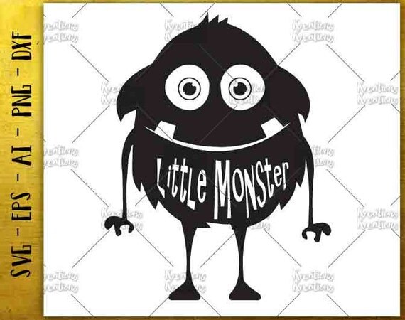 Monster SVG cute SVG little Monster svg / baby svg cut