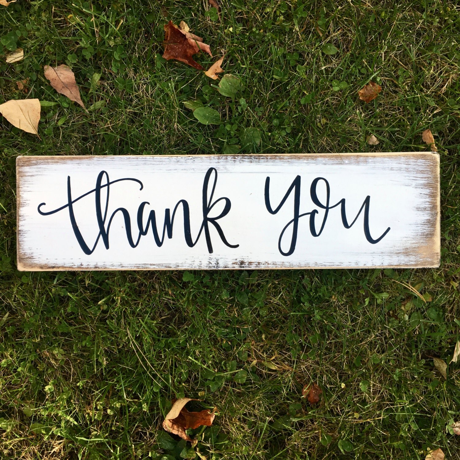 Thank You Wood Sign Rustic Decor Rustic Wedding