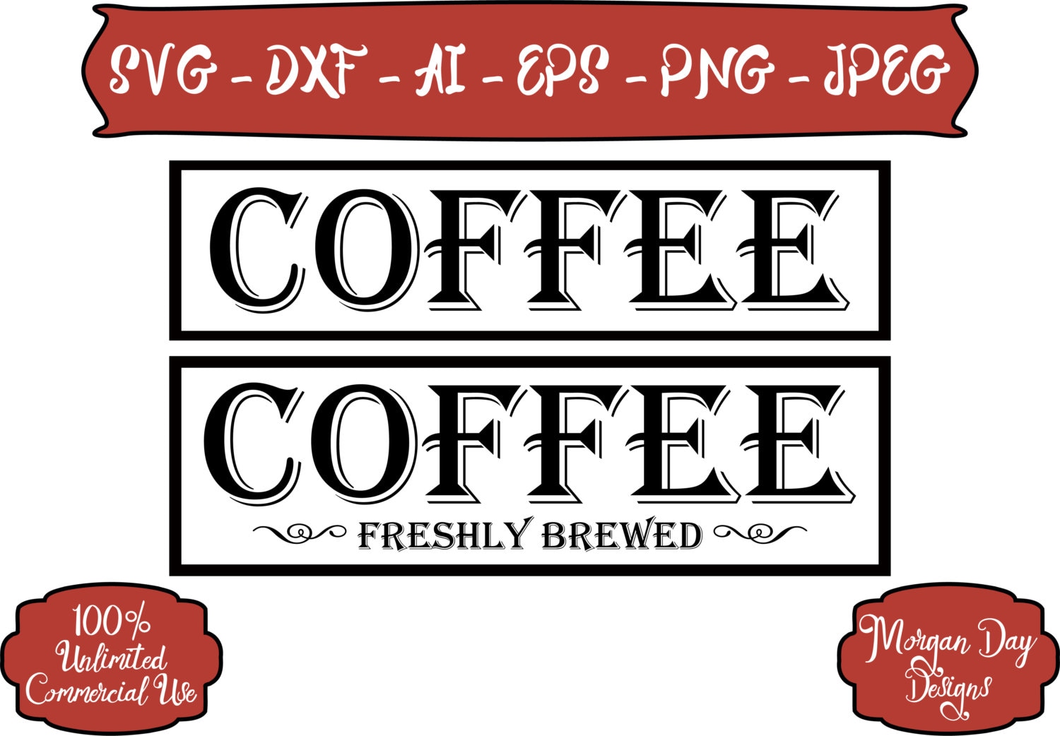 Kitchen SVG Coffee SVG Coffee Freshy Brewed SVG Kitchen