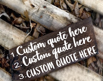 custom quote wedding sign, custom ring bearer sign, custom flower girl sign